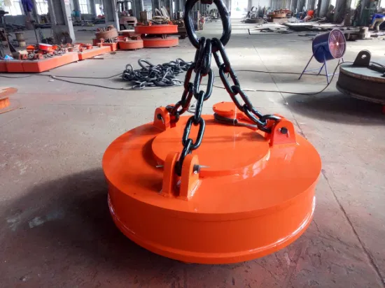 Électro-aimant de levage de grue de Type circulaire industriel, pour le levage de déchets d'acier MW5